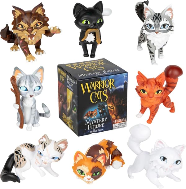 WARRIOR CATS: WARRIORS – RANDOM KITTY FIGURINE, 6.3 cm, ORIGINAL SERIES 2