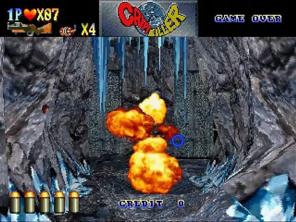 Crypt Killer [PSX], a shooter game