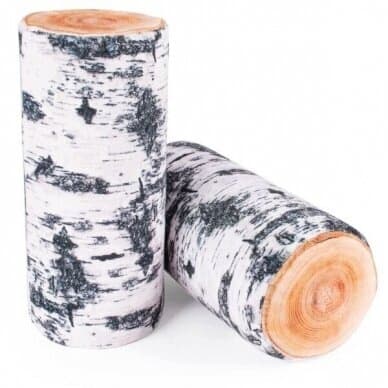 Elegant soft toy – birch log, 38 cm