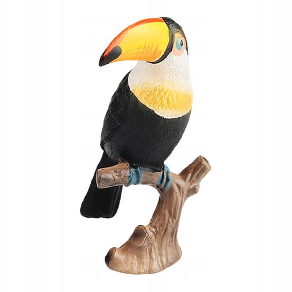 Simulation: Craft Bird Collection – PVC Artificial Birds Perched on a Branch