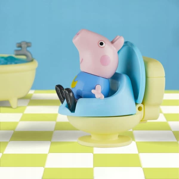 PEPPA PIG JERZYK’S BATH TIME BATHROOM SET WITH 7 ACCESSORIES