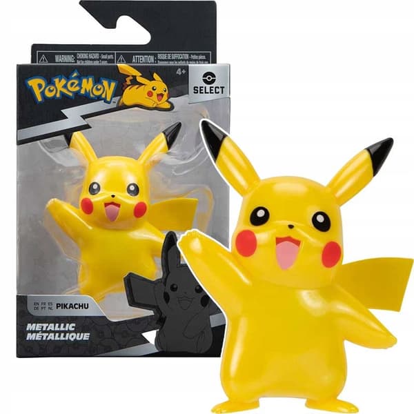 POKEMON Select Metallic PIKACHU Figurine