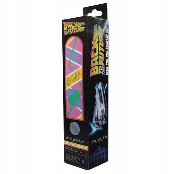 BACK TO THE FUTURE XL HOVERBOARD DESK PAD AND COASTER SET