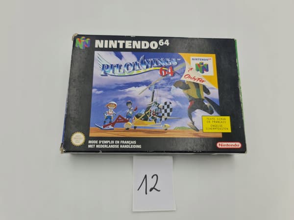NINTENDO 64 PILOT WINGS 64 CARDBOARD BOX PAL VERSION