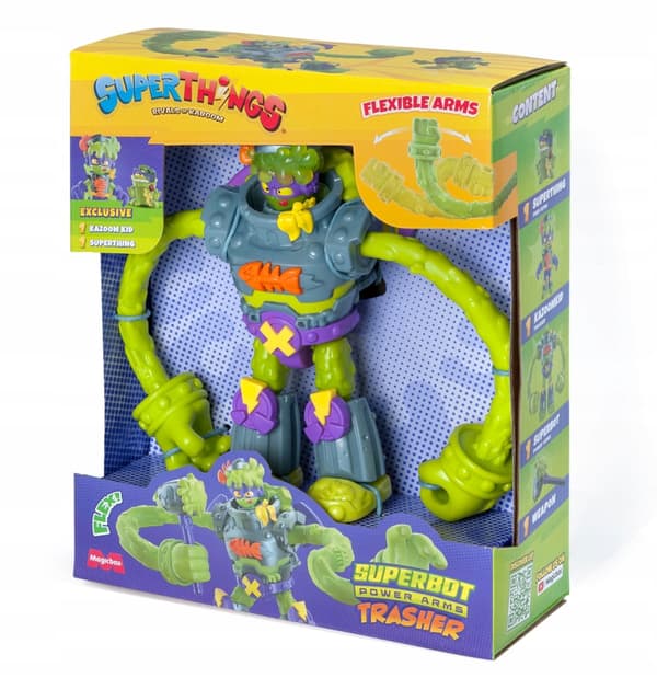 Magicbox SUPERTHING S Playset: SuperBot Power Arms Trasher
