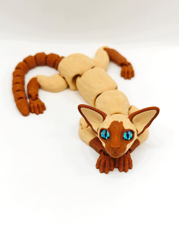 ORIENTAL KITTEN MOVING 3D STRESS-RELIEF TOY