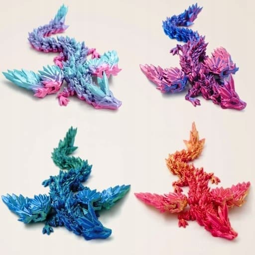 3D Crystal Dragon