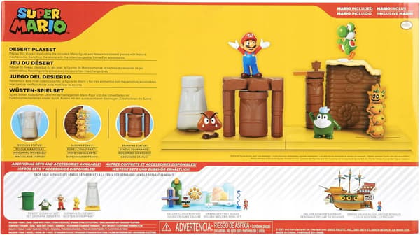 Super Mario Desert Playset – Toy Set with Action Figures