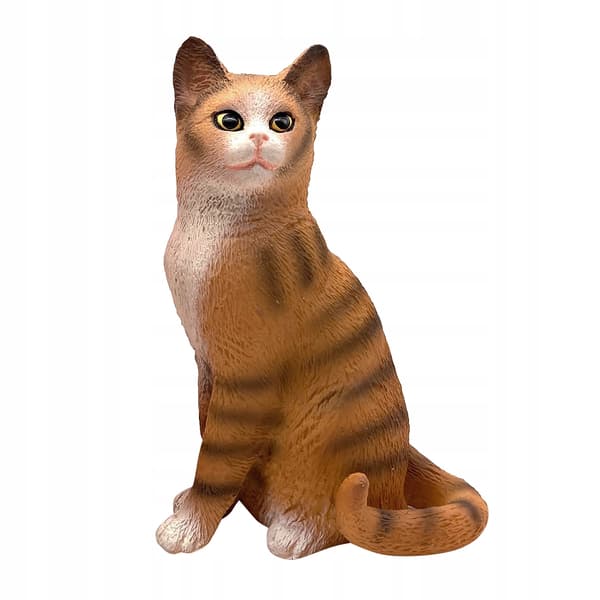 A PRECISE PLASTIC MODEL OF A CAT – A DECORATIVE ITEM AND EDUCATIONAL TOY