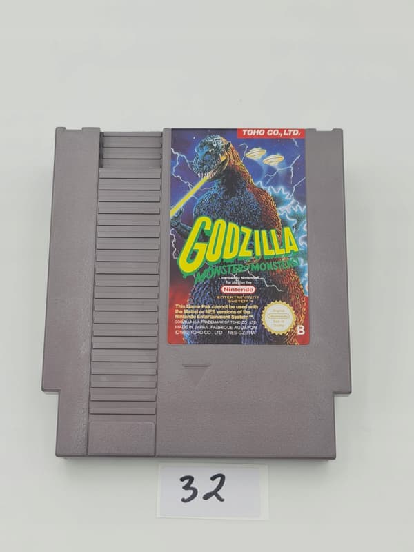 NINTENDO NES GODZILLA: MONSTER OF MONSTERS