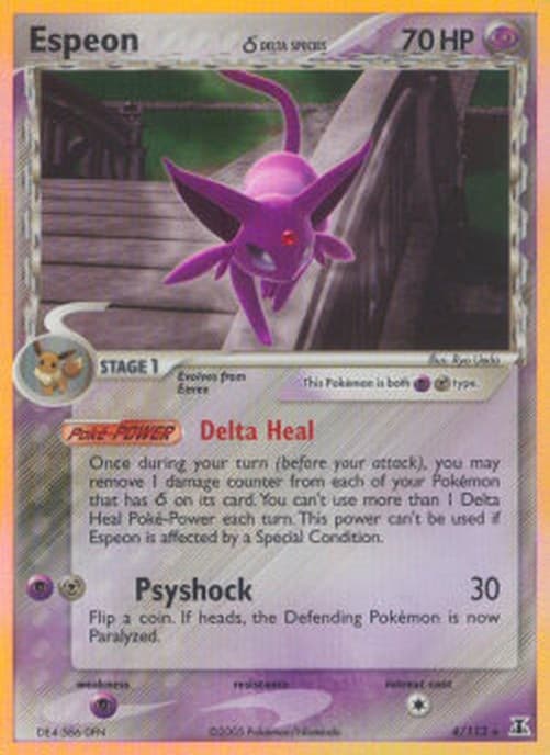 Pokemon Espeon δ Delta Species