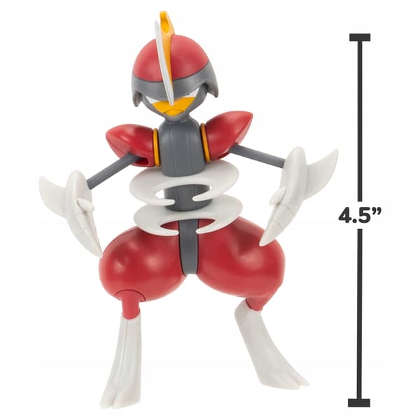 POKÉMON ORIGINAL ACTION FIGURE WITH BISHARP ATTACK FUNCTION