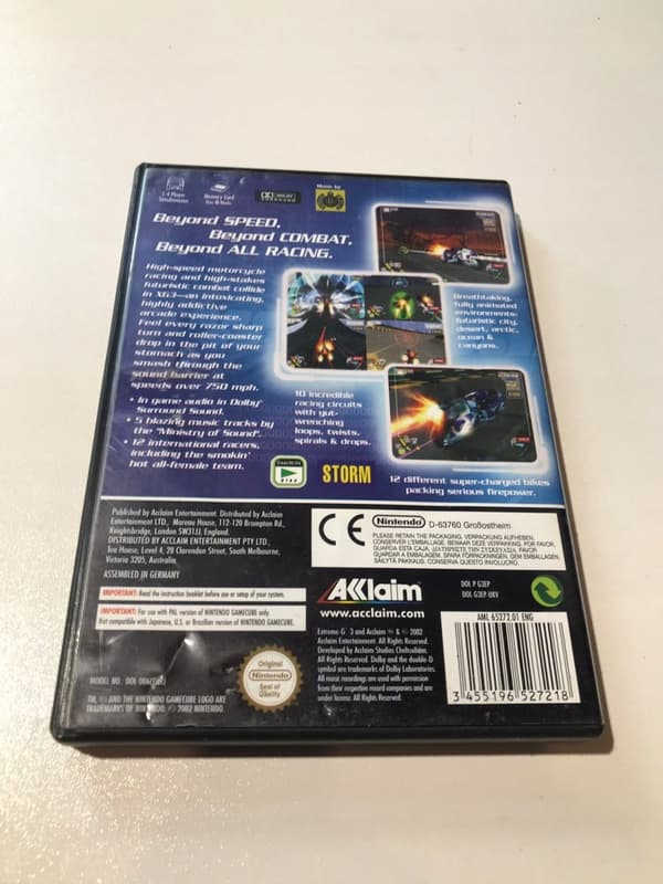 EXTREME G RACING GAMECUBE
