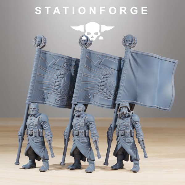 GrimGuard Combatants – Station Forge – 3D-utskrift