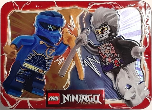 LEGO Ninjago – Jay vs. Cinder, metal box