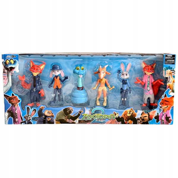 Zootopia Figurine Set – Large Zootopia Figurines, 6 pieces
