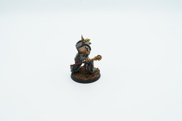 Warhammer 40k Space Marines Librarian Chaplain – converted plastic miniature