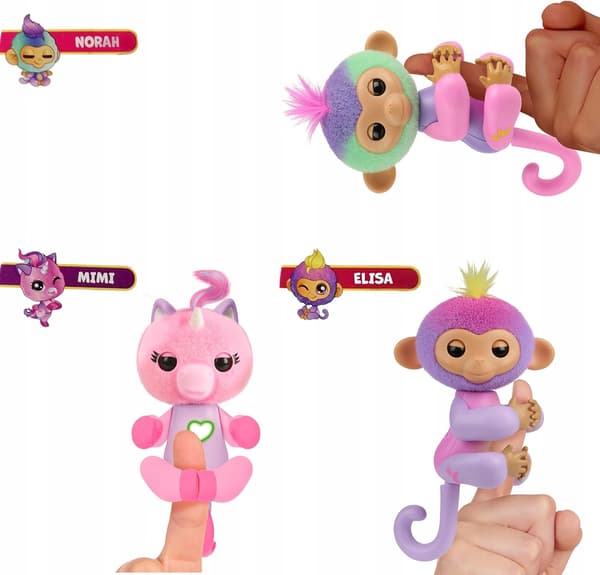 FINGERLINGS ELISA THE MONKEY – INTERACTIVE FINGER TOY FOR CHILDREN WITH SOUNDS