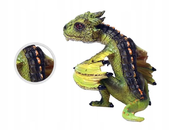FOR CHILDREN: GREEN DRAGON FIGURINE