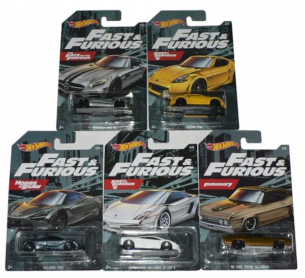 Hot Wheels FAST & FURIOUS x5 -- GDG44 !