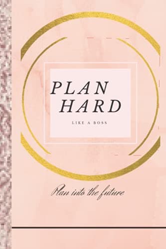 Hard Like a Boss Planner: A pretty pink and gold planner