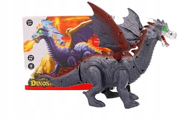 GIANT DINOSAUR DRAGON: SOUND, LIGHT AND ROAR – BATTERY-OPERATED