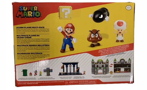 SUPER MARIO FIGURINE SET FROM ACORN PLAINS (5-piece set)