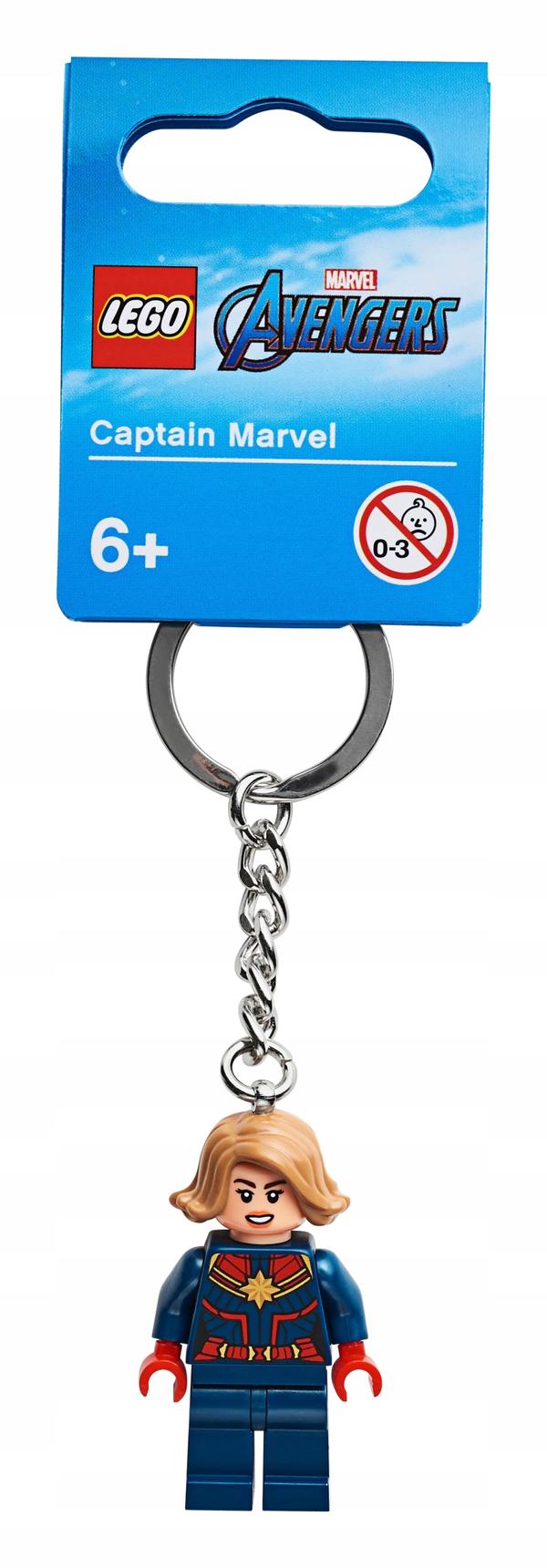 LEGO Avengers Captain Marvel Keyring 854064