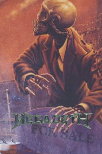 Megadeth Notebook: Cute College-style Wide-ruled Journal Notebook for School St