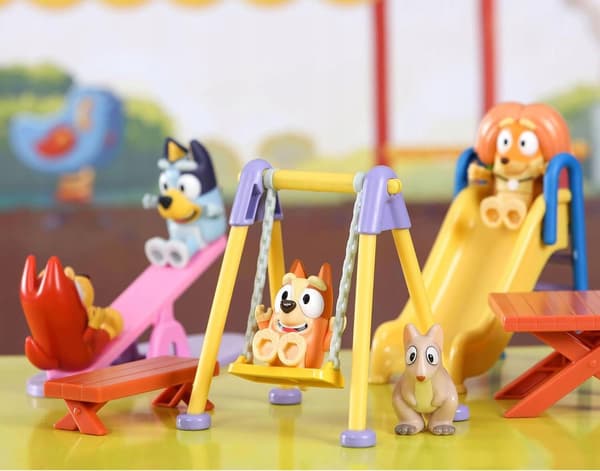 Moose Toys Bluey Playground Toy Set with Plastic Figures