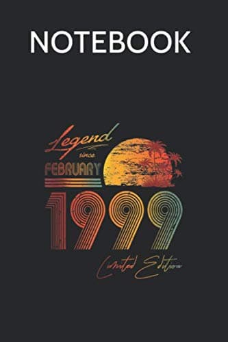 Notebook: A Legend Since February 1999 – A 21-Year-Old Vintage Gift Set