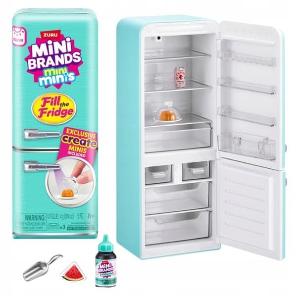 ZURU MINI BRANDS FILL THE FRIDGE – MINI FRIDGE SET 8+
