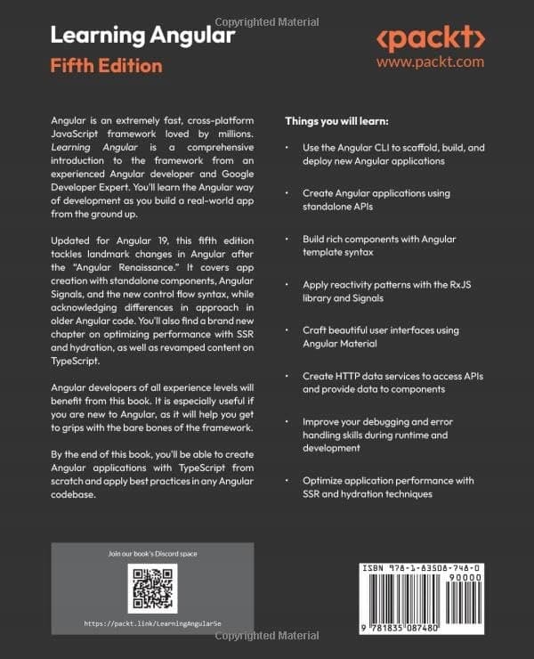 Learning Angular: A practical guide to building web applications with