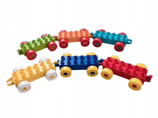 LEGO Duplo Colourful Trailers and Carriages 11248c02, 6-piece set