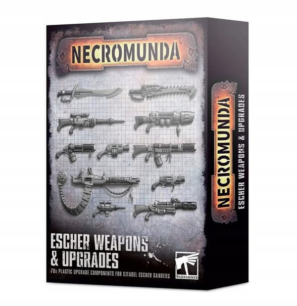 Necromunda: Escher-våpen og oppgraderinger