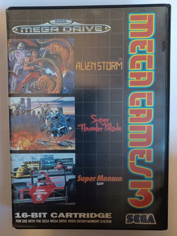 Mega Games 3, Sega Mega Drive, no instruction booklet