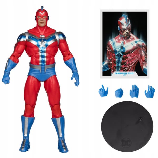 Commander Steel figurine from the DC Multiverse range