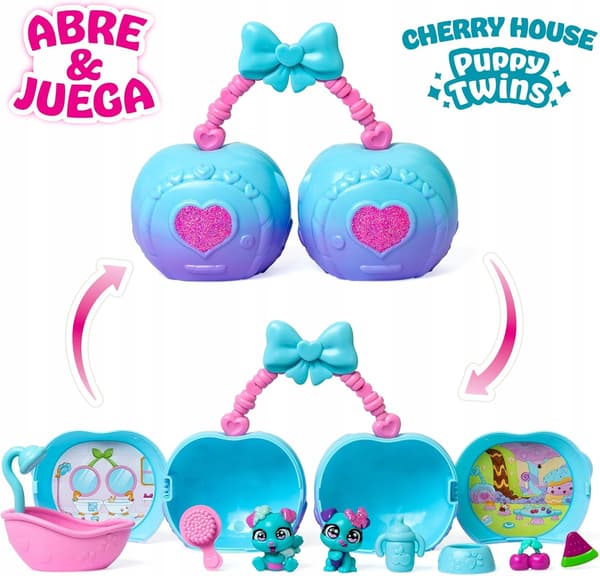 Cherry Pets Cherry House Puppy Twins – blue MagicBox house