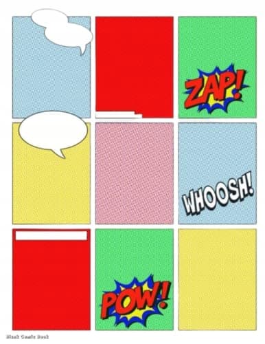 Comic Book Blank: Multiple Templates, Multiple Panels – High-Quality Paper