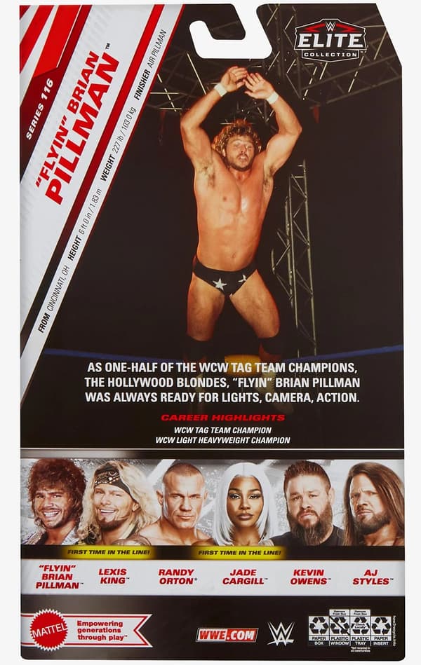 MATTEL WWE Elite Flyin Brian Pillman Figure