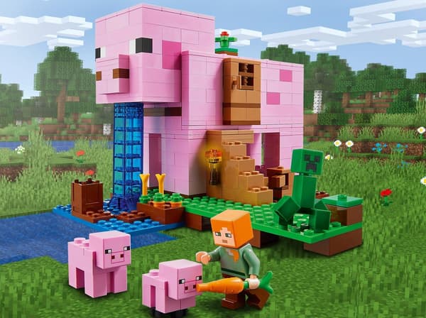 LEGO MINECRAFT 21170 PIG-SHAPED HOUSE