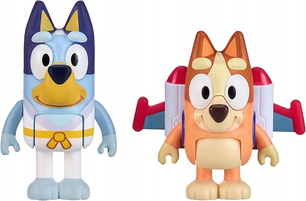 MOOSE TOYS Bluey: Action Heroes Figure Set