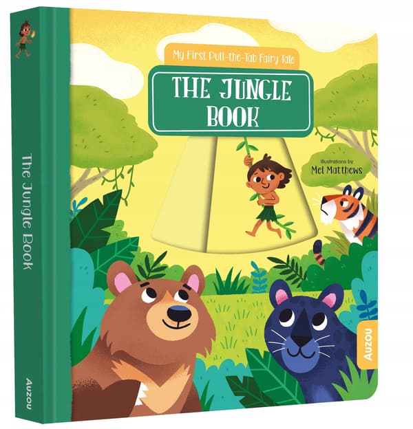MY FIRST PULL-THE-TAB FAIRY TALE: THE JUNGLE BOOK - Auzou (BOOK)