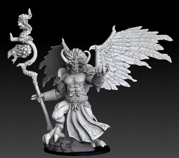 1K Hijos Prime Magus Rojo – HD model for tabletops/DnD/GURPS