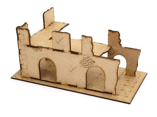 Warhammer 4000 Terrain Set (5 pieces), ruins for wargaming