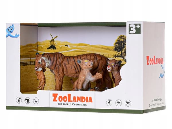 Zoolandia: A tiger with her cubs in a box