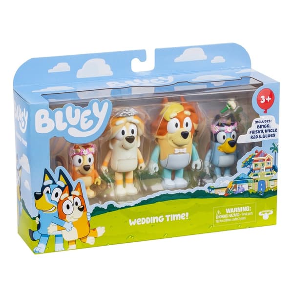 MOOSE TOYS Bluey Wedding Time! Figure set