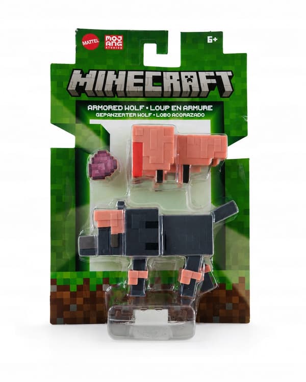 ARMORED WOLF DOG MINECRAFT ARMOUR BONE MATTEL MOJANG