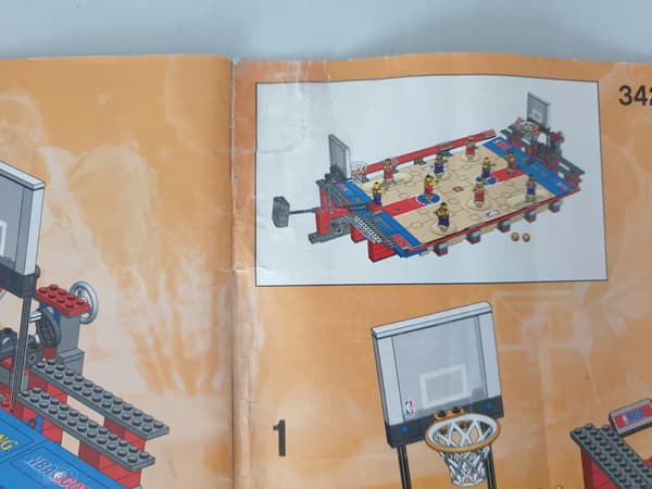 Lego 3432 NBA Challenge box and instructions