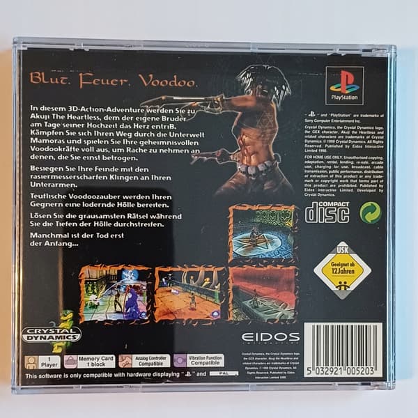 Akuji The Heartless, PS1, PSX